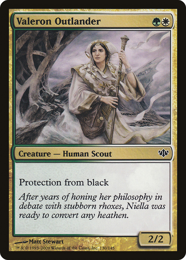 Valeron Outlander (CON-130) - Conflux - Premium MTG Single from Wizards of the Coast - Just $0.08! Shop now at Game Crave Tournament Store