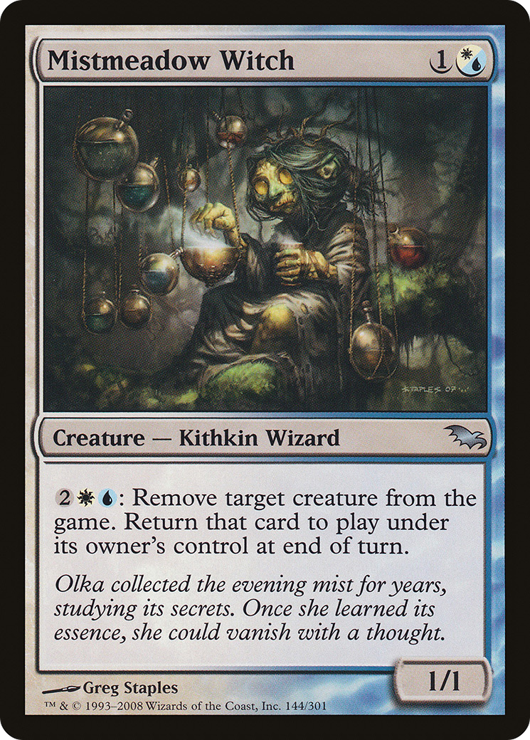 Mistmeadow Witch (SHM-144) - Shadowmoor Foil - Premium MTG Single from Wizards of the Coast - Just $3.63! Shop now at Game Crave Tournament Store