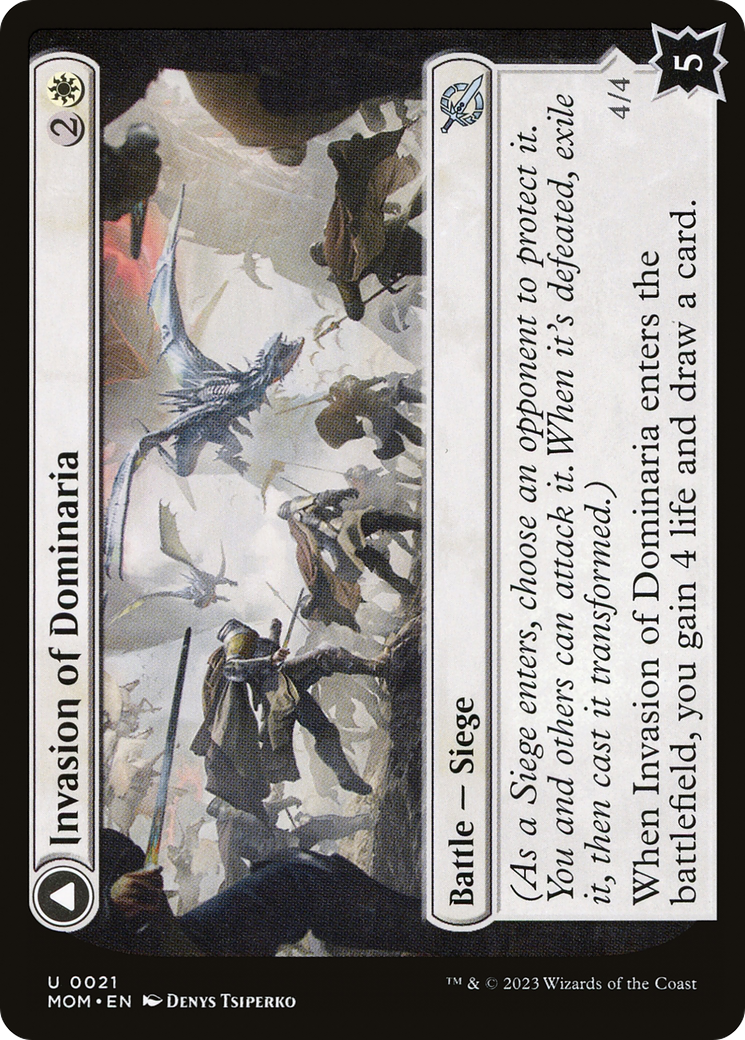 Invasion of Dominaria // Serra Faithkeeper (MOM-021) - March of the Machine - Premium MTG Single from Wizards of the Coast - Just $0.08! Shop now at Game Crave Tournament Store