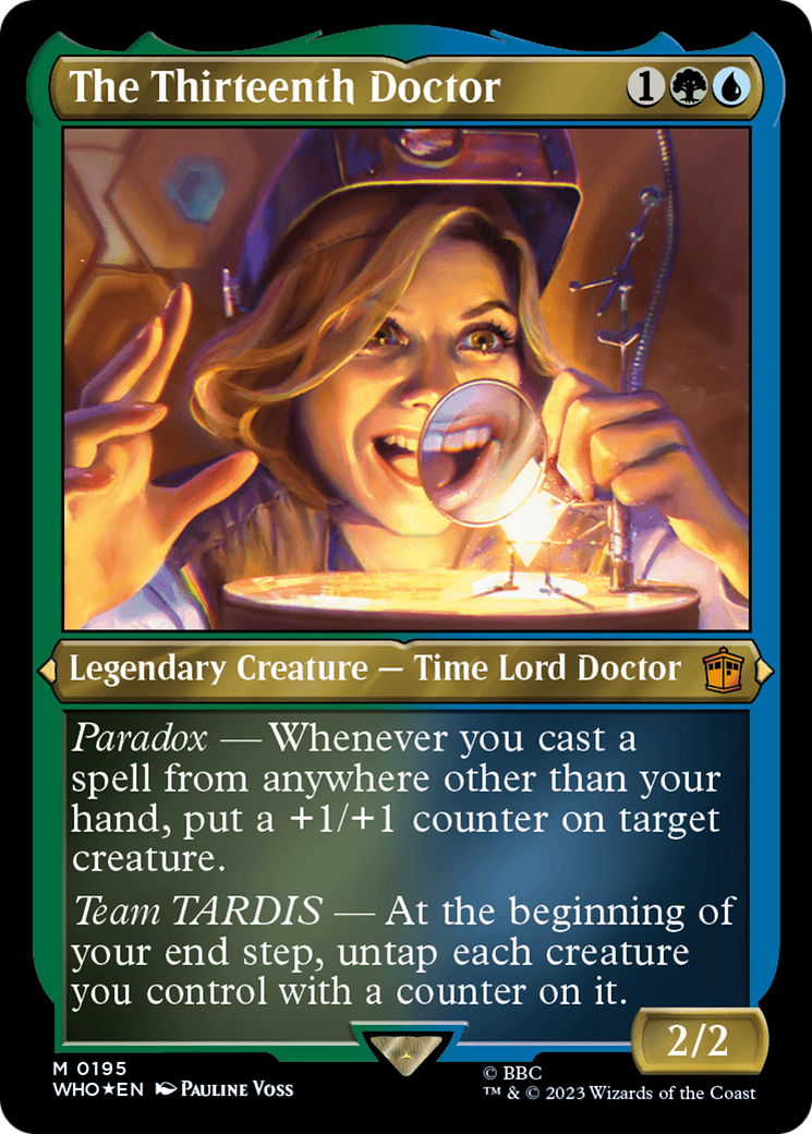 The Thirteenth Doctor (WHO-195) - Doctor Who Etched Foil - Premium MTG Single from Wizards of the Coast - Just $0.08! Shop now at Game Crave Tournament Store