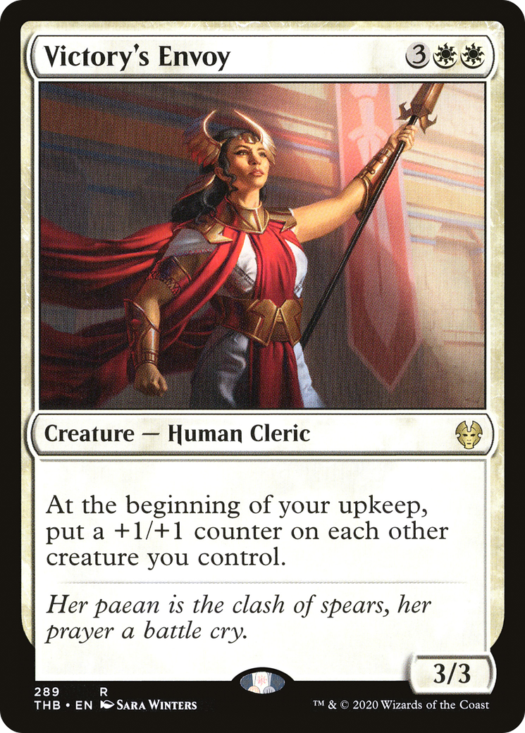 Victory's Envoy (THB-289) - Theros Beyond Death - Premium MTG Single from Wizards of the Coast - Just $0.25! Shop now at Game Crave Tournament Store