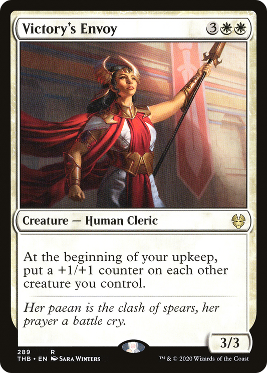 Victory's Envoy (THB-289) - Theros Beyond Death - Premium MTG Single from Wizards of the Coast - Just $0.25! Shop now at Game Crave Tournament Store