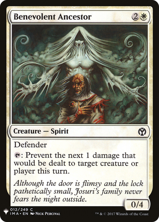 Benevolent Ancestor (MB1-036) - Mystery Booster - Premium MTG Single from Wizards of the Coast - Just $0.08! Shop now at Game Crave Tournament Store