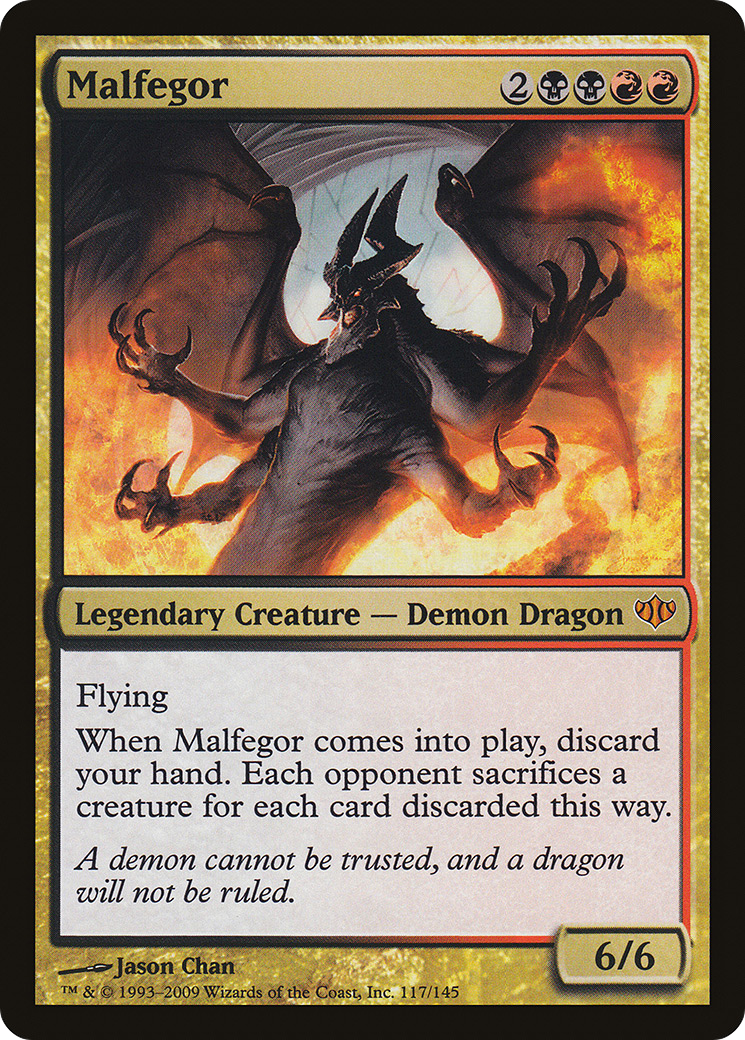 Malfegor (CON-117) - Conflux Foil - Premium MTG Single from Wizards of the Coast - Just $7.74! Shop now at Game Crave Tournament Store