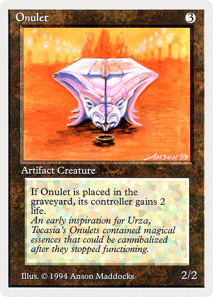Onulet (SUM-269) - Summer Magic / Edgar - Premium MTG Single from Wizards of the Coast - Just $0! Shop now at Game Crave Tournament Store