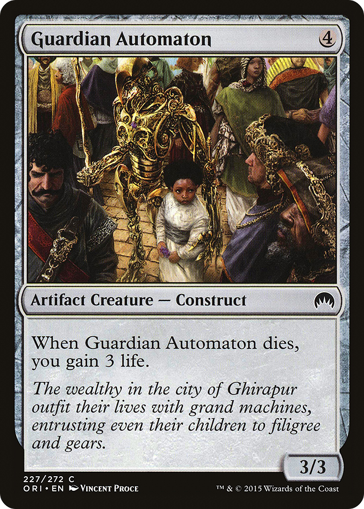 Guardian Automaton (ORI-227) - Magic Origins - Premium MTG Single from Wizards of the Coast - Just $0.25! Shop now at Game Crave Tournament Store