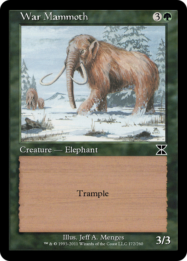 War Mammoth (ME4-172) - Masters Edition IV Foil - Premium MTG Single from Wizards of the Coast - Just $0! Shop now at Game Crave Tournament Store