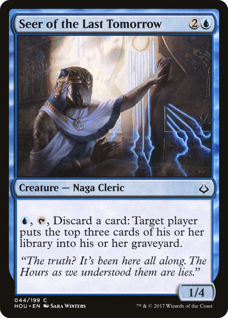 Seer of the Last Tomorrow (HOU-044) - Hour of Devastation - Premium MTG Single from Wizards of the Coast - Just $0.25! Shop now at Game Crave Tournament Store