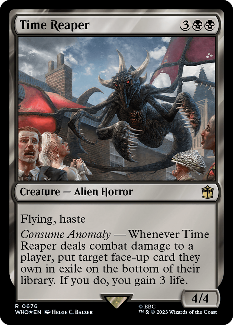 Time Reaper (WHO-676) - Doctor Who Foil - Premium MTG Single from Wizards of the Coast - Just $0.17! Shop now at Game Crave Tournament Store
