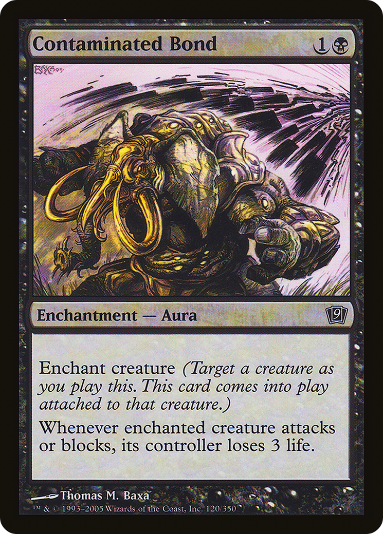 Contaminated Bond (9ED-120★) - Ninth Edition Foil - Premium MTG Single from Wizards of the Coast - Just $0.28! Shop now at Game Crave Tournament Store