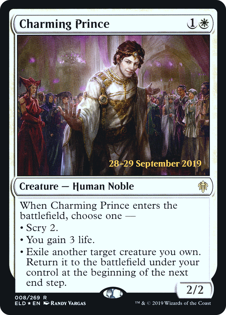 Charming Prince (PELD-08S) - Throne of Eldraine Promos Foil - Premium MTG Single from Wizards of the Coast - Just $0.63! Shop now at Game Crave Tournament Store