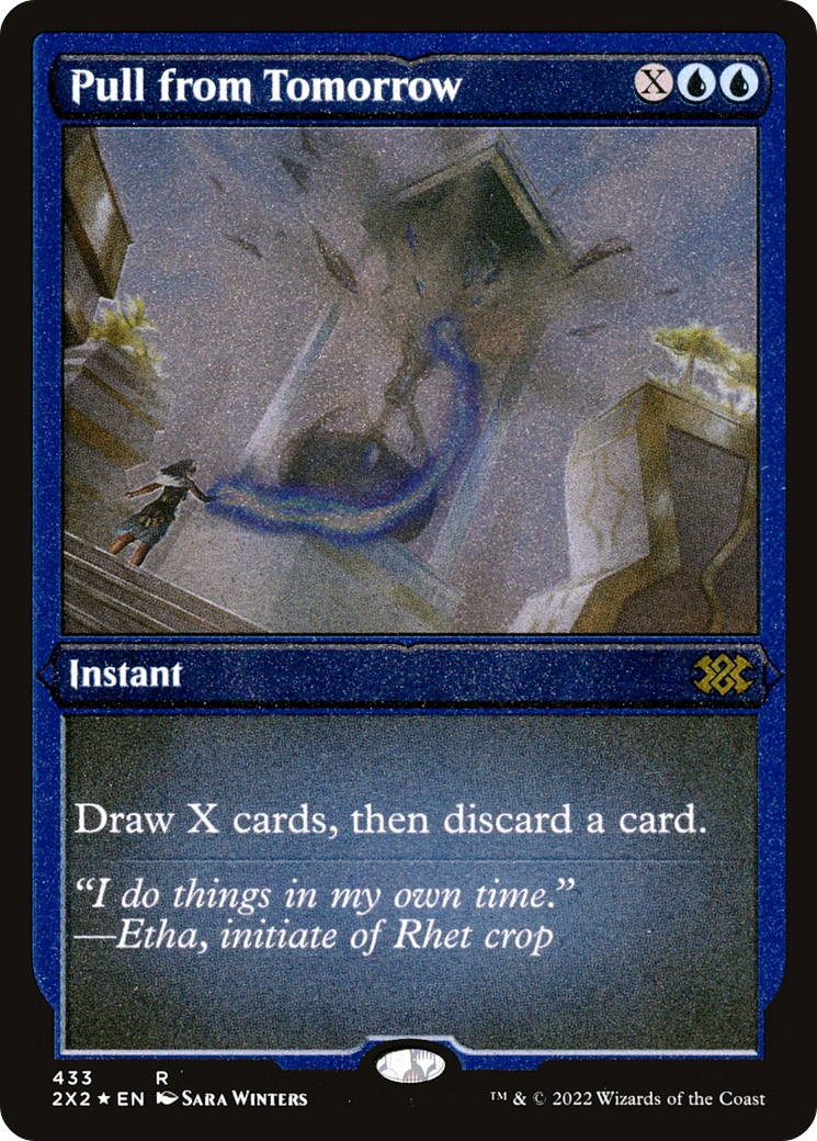 Pull from Tomorrow (2X2-433) - Double Masters 2022 Etched Foil - Premium MTG Single from Wizards of the Coast - Just $1.47! Shop now at Game Crave Tournament Store