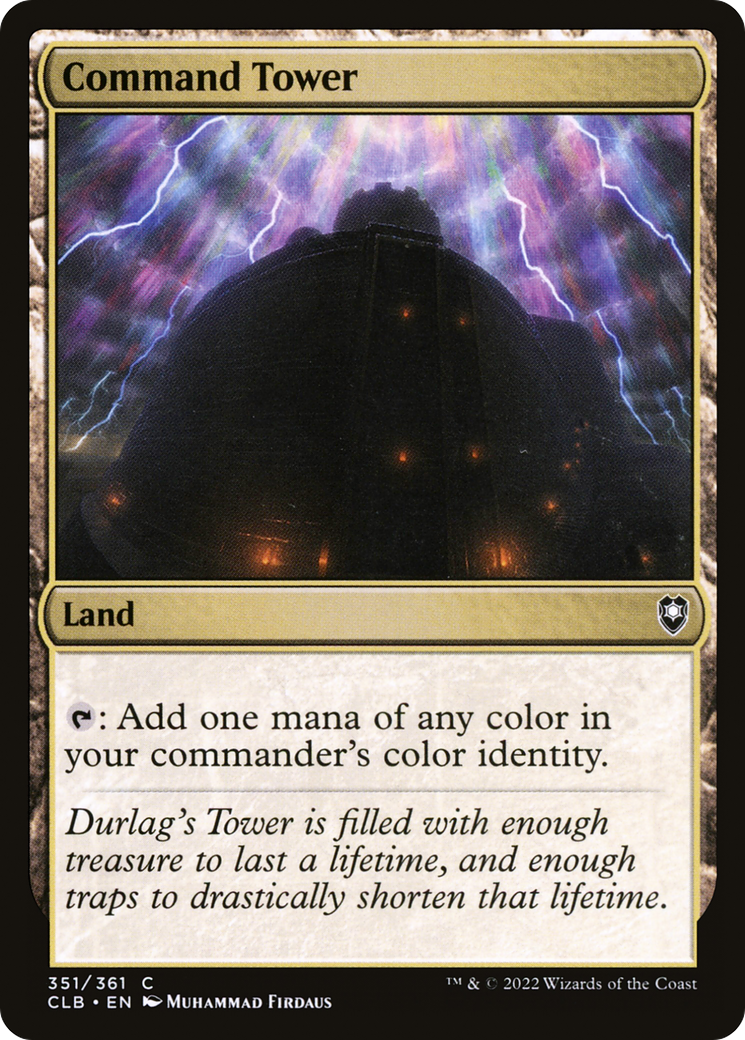 Command Tower (CLB-351) - Commander Legends: Battle for Baldur's Gate - Premium MTG Single from Wizards of the Coast - Just $0.08! Shop now at Game Crave Tournament Store