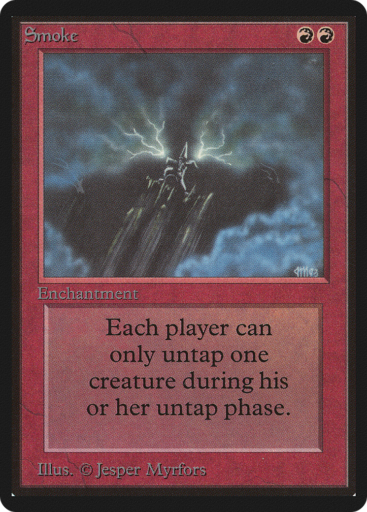 Smoke (LEB-176) - Limited Edition Beta - Premium MTG Single from Wizards of the Coast - Just $48! Shop now at Game Crave Tournament Store
