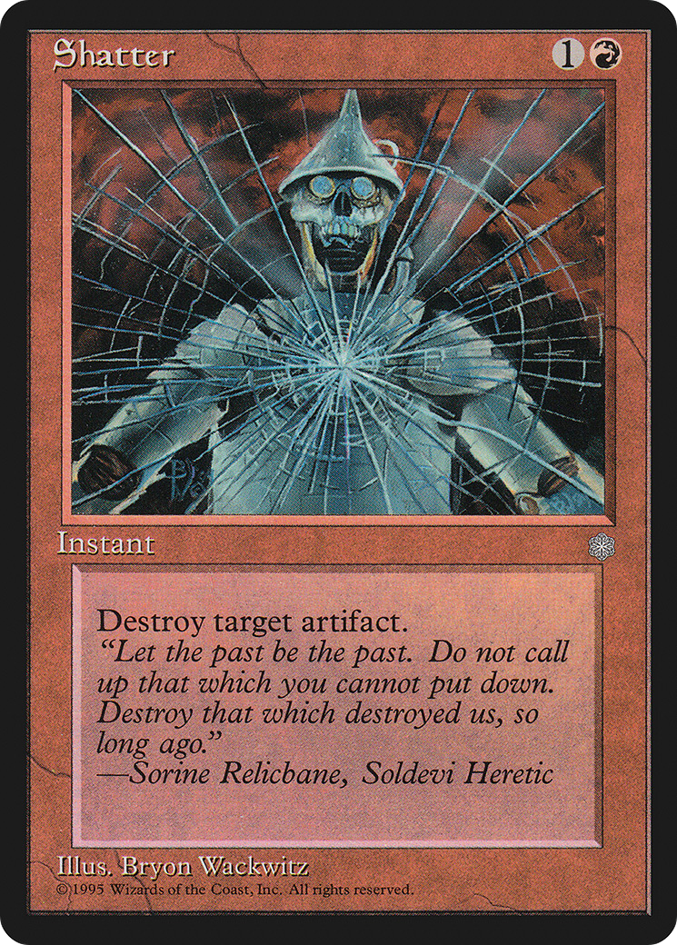 Shatter (ICE-216) - Ice Age - Premium MTG Single from Wizards of the Coast - Just $0.08! Shop now at Game Crave Tournament Store