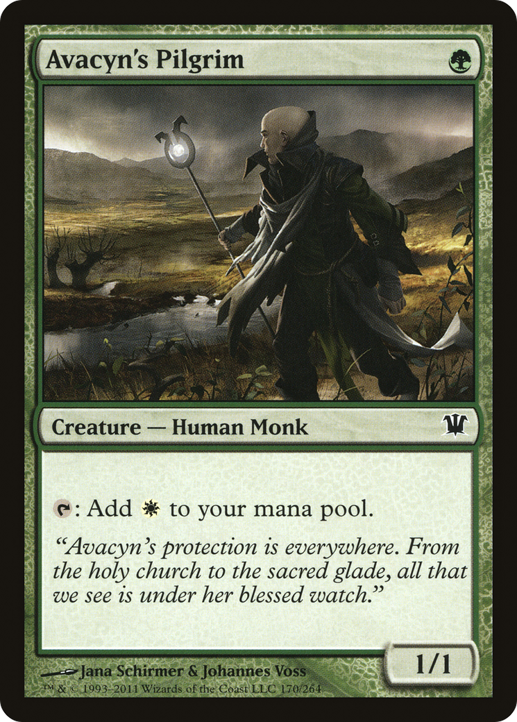 Avacyn's Pilgrim (ISD-170) - Innistrad Foil - Premium MTG Single from Wizards of the Coast - Just $1.21! Shop now at Game Crave Tournament Store