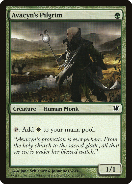Avacyn's Pilgrim (ISD-170) - Innistrad Foil - Premium MTG Single from Wizards of the Coast - Just $1.21! Shop now at Game Crave Tournament Store