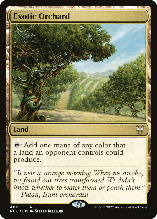 Exotic Orchard (NCC-400) - New Capenna Commander - Premium MTG Single from Wizards of the Coast - Just $0.08! Shop now at Game Crave Tournament Store