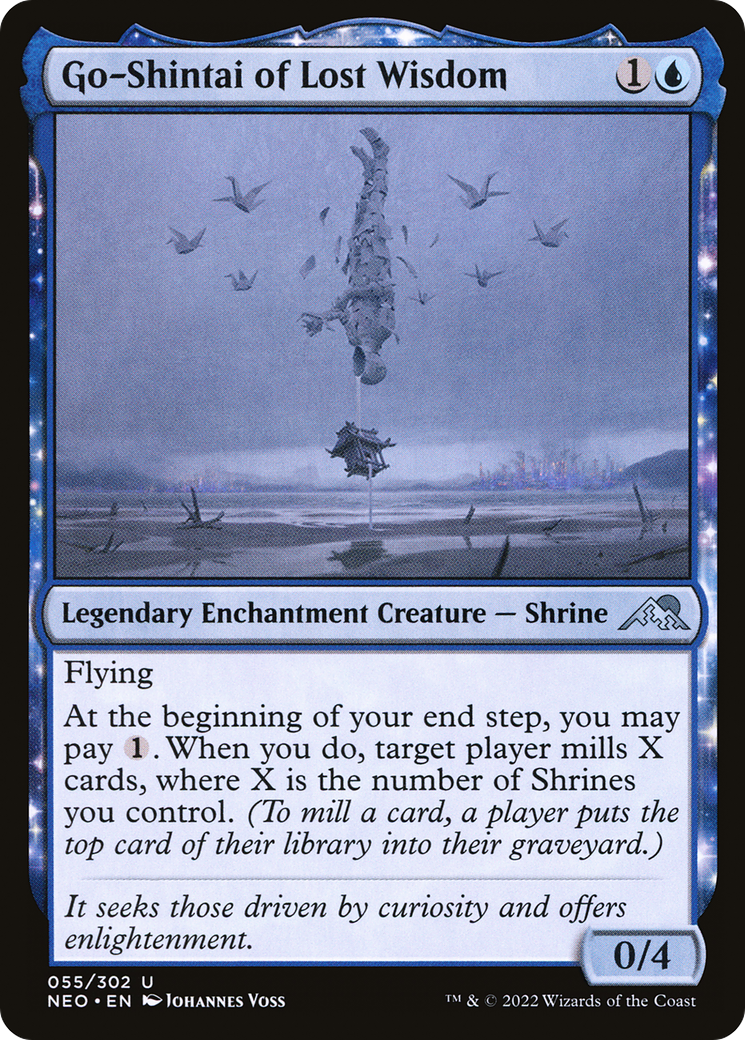 Go-Shintai of Lost Wisdom (NEO-055) - Kamigawa: Neon Dynasty Foil - Premium MTG Single from Wizards of the Coast - Just $0.25! Shop now at Game Crave Tournament Store