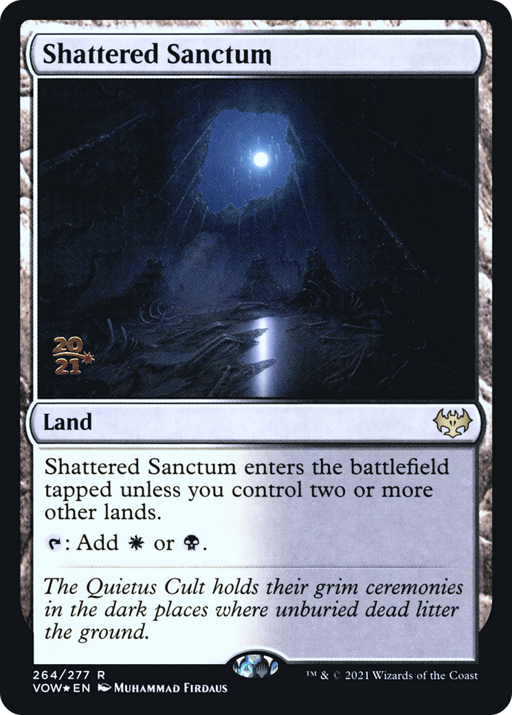 Shattered Sanctum (PVOW-264S) - Innistrad: Crimson Vow Promos Foil - Premium MTG Single from Wizards of the Coast - Just $2.53! Shop now at Game Crave Tournament Store
