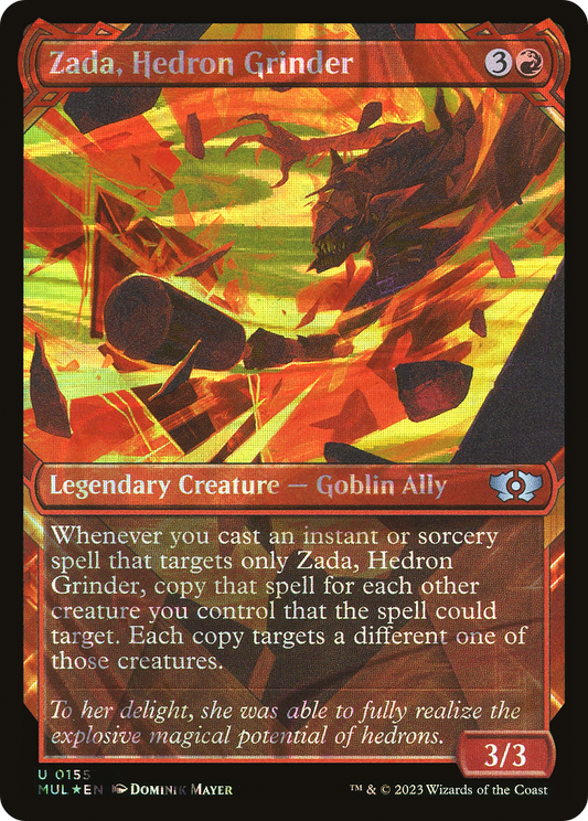Zada, Hedron Grinder (MUL-155) - Multiverse Legends: (Showcase) Foil - Premium MTG Single from Wizards of the Coast - Just $0.85! Shop now at Game Crave Tournament Store