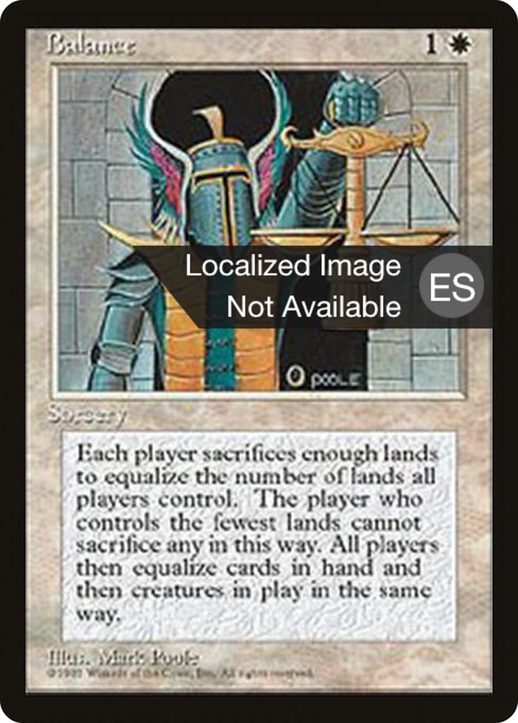Balance (4BB-006) - Fourth Edition Foreign Black Border - Premium MTG Single from Wizards of the Coast - Just $4.51! Shop now at Game Crave Tournament Store