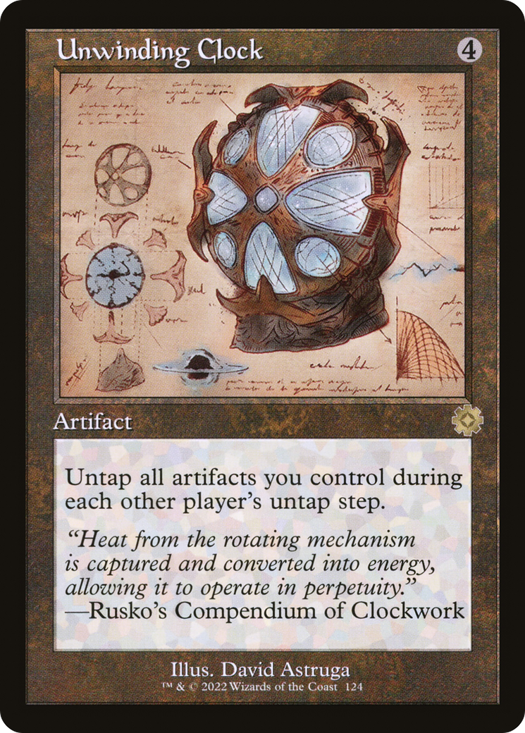 Unwinding Clock (BRR-124) - The Brothers' War Retro Artifacts - Premium MTG Single from Wizards of the Coast - Just $3.02! Shop now at Game Crave Tournament Store
