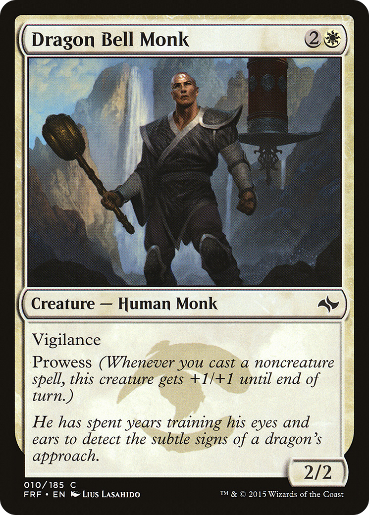 Dragon Bell Monk (FRF-010) - Fate Reforged Foil - Premium MTG Single from Wizards of the Coast - Just $0.11! Shop now at Game Crave Tournament Store