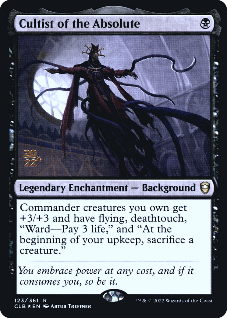 Cultist of the Absolute (PCLB-123S) - Battle for Baldur's Gate Promos Foil - Premium MTG Single from Wizards of the Coast - Just $0.52! Shop now at Game Crave Tournament Store