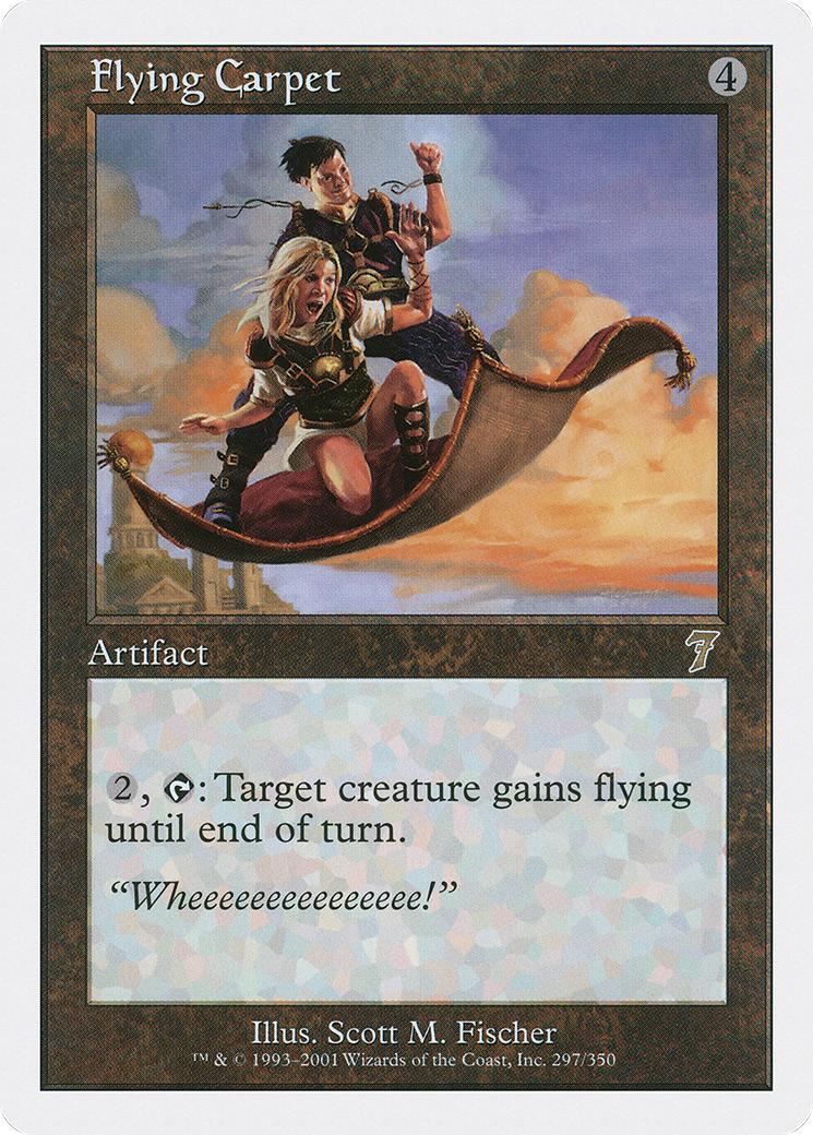 Flying Carpet (7ED-297) - Seventh Edition - Premium MTG Single from Wizards of the Coast - Just $0.24! Shop now at Game Crave Tournament Store