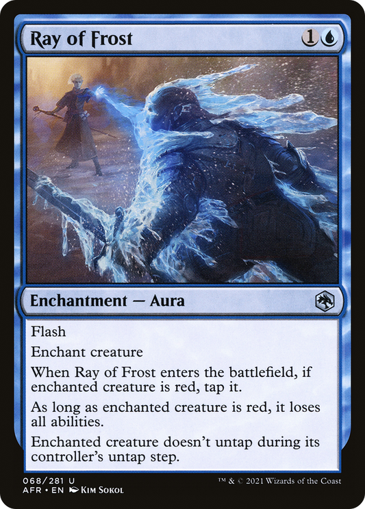 Ray of Frost (AFR-068) - Adventures in the Forgotten Realms - Premium MTG Single from Wizards of the Coast - Just $0.25! Shop now at Game Crave Tournament Store