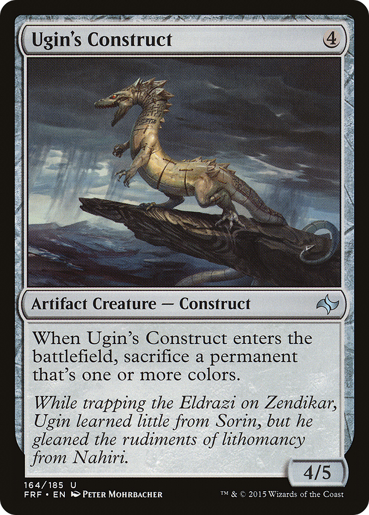 Ugin's Construct (FRF-164) - Fate Reforged Foil - Premium MTG Single from Wizards of the Coast - Just $0.08! Shop now at Game Crave Tournament Store