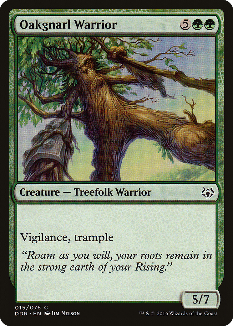 Oakgnarl Warrior (DDR-015) - Duel Decks: Nissa vs. Ob Nixilis - Premium MTG Single from Wizards of the Coast - Just $0.25! Shop now at Game Crave Tournament Store