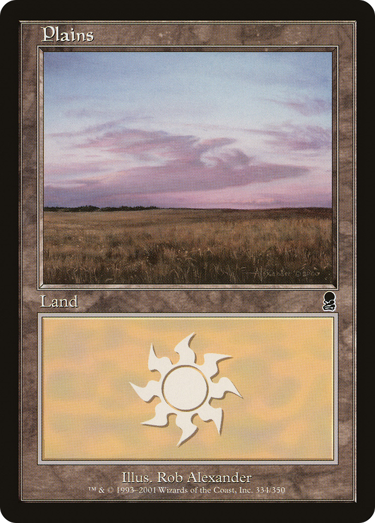 Plains (ODY-334) - Odyssey Foil - Premium MTG Single from Wizards of the Coast - Just $3.15! Shop now at Game Crave Tournament Store