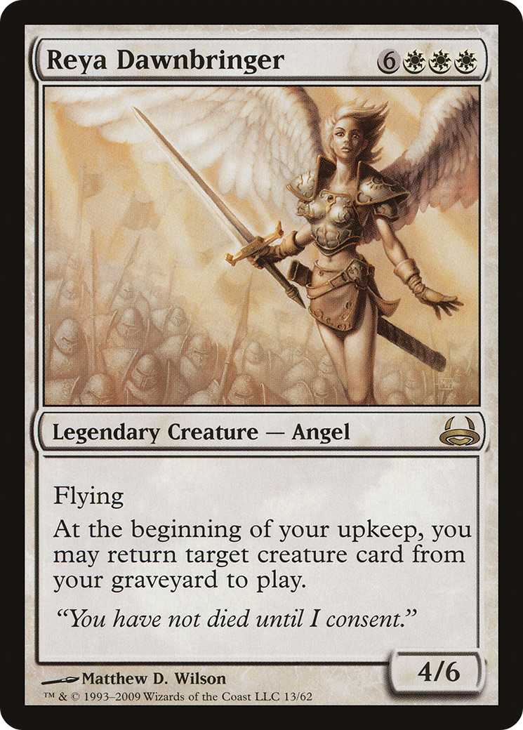 Reya Dawnbringer (DDC-013) - Duel Decks: Divine vs. Demonic - Premium MTG Single from Wizards of the Coast - Just $2.62! Shop now at Game Crave Tournament Store