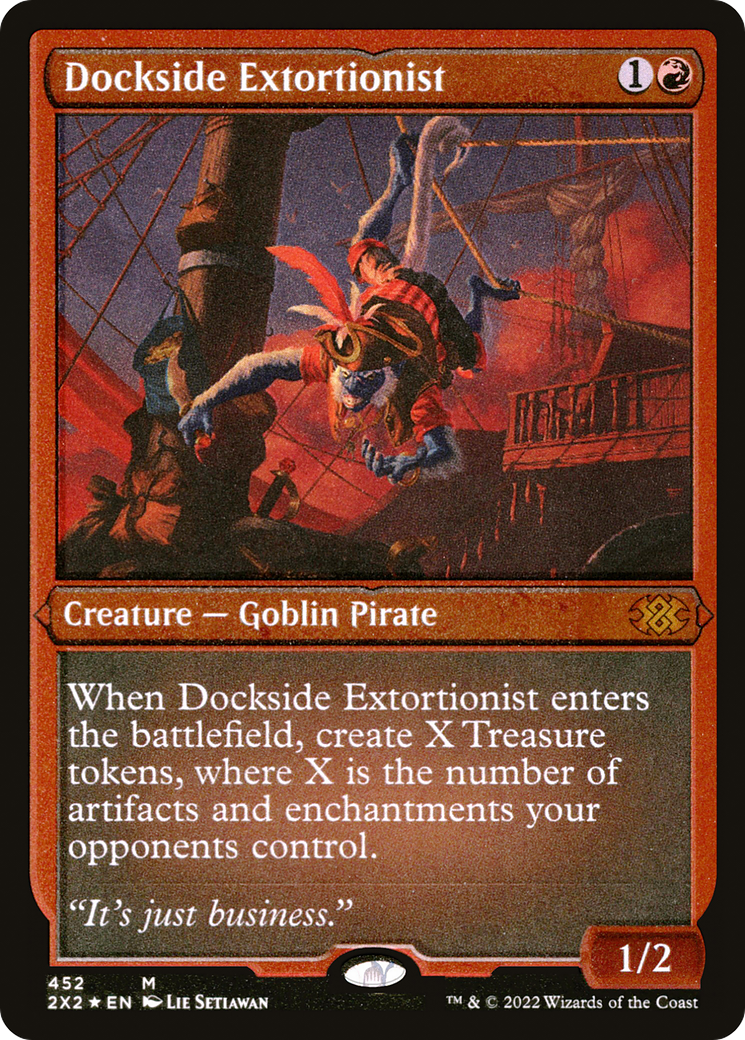Dockside Extortionist (2X2-452) - Double Masters 2022 Etched Foil - Premium MTG Single from Wizards of the Coast - Just $16.03! Shop now at Game Crave Tournament Store