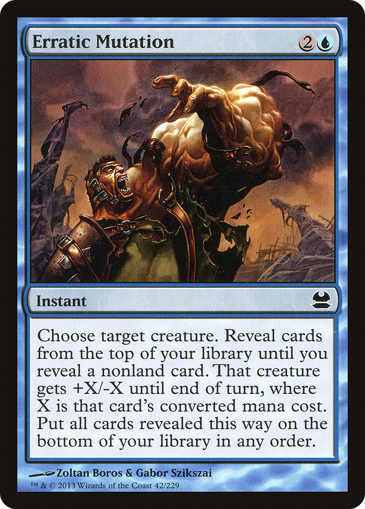 Erratic Mutation (MMA-042) - Modern Masters Foil - Premium MTG Single from Wizards of the Coast - Just $0.25! Shop now at Game Crave Tournament Store