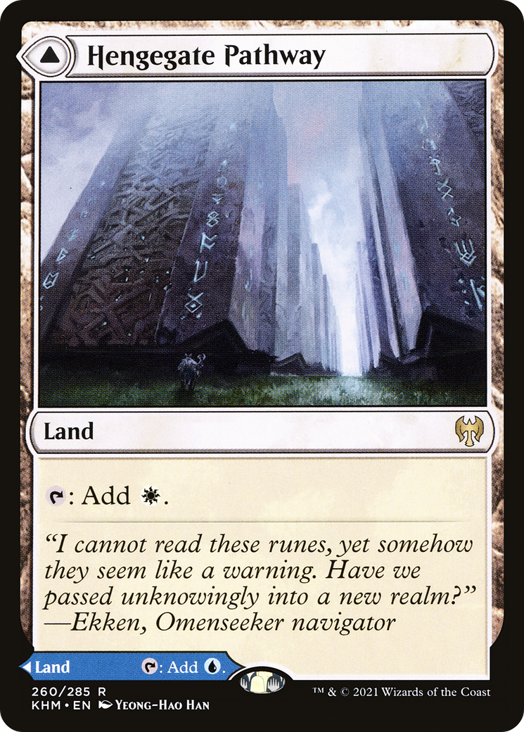 Hengegate Pathway // Mistgate Pathway (KHM-260) - Kaldheim - Premium MTG Single from Wizards of the Coast - Just $1.03! Shop now at Game Crave Tournament Store