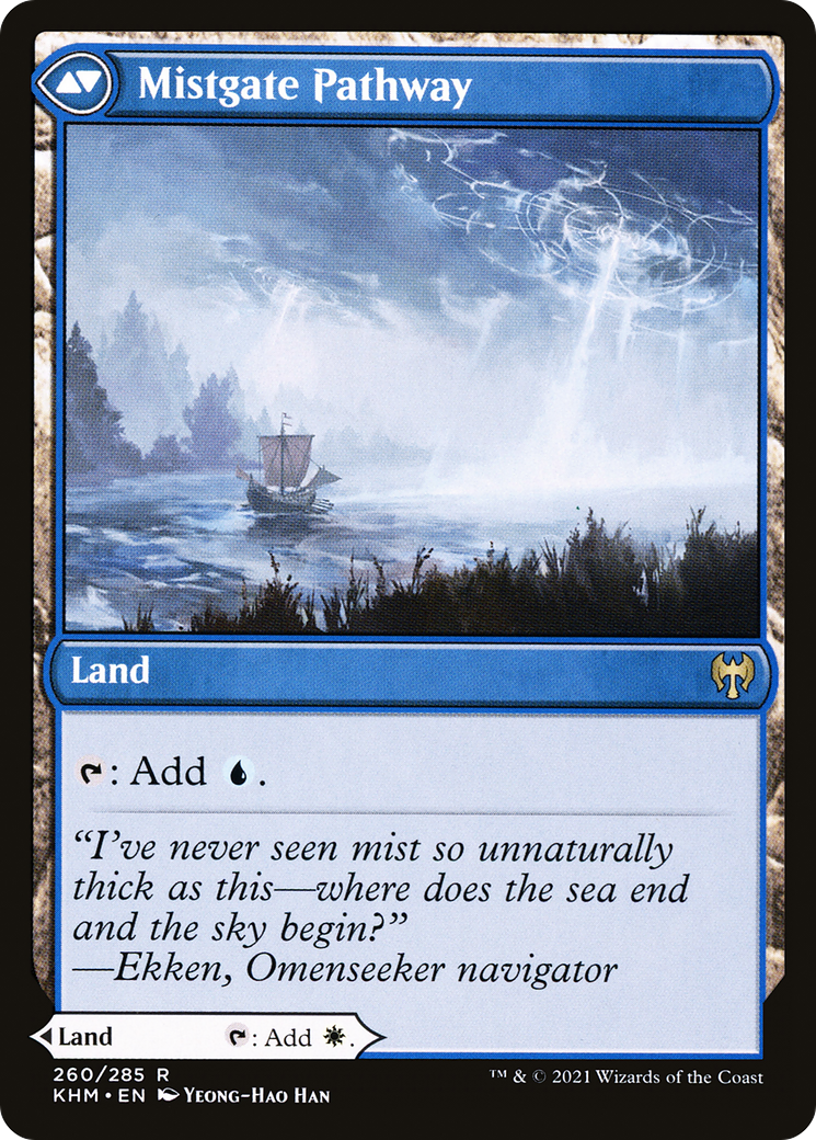 Hengegate Pathway // Mistgate Pathway (KHM-260) - Kaldheim Foil - Premium MTG Single from Wizards of the Coast - Just $1.03! Shop now at Game Crave Tournament Store