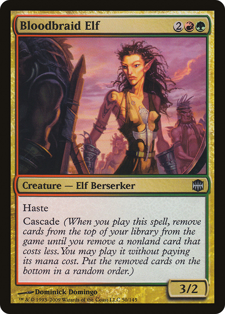 Bloodbraid Elf (ARB-050) - Alara Reborn - Premium MTG Single from Wizards of the Coast - Just $0.10! Shop now at Game Crave Tournament Store