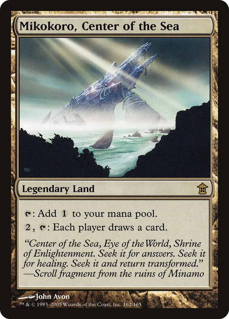 Mikokoro, Center of the Sea (SOK-162) - Saviors of Kamigawa - Premium MTG Single from Wizards of the Coast - Just $1.12! Shop now at Game Crave Tournament Store