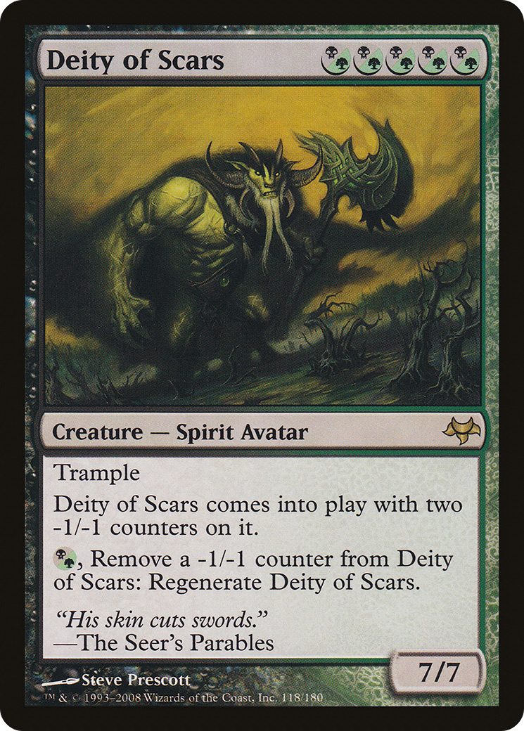 Deity of Scars (EVE-118) - Eventide Foil - Premium MTG Single from Wizards of the Coast - Just $1.68! Shop now at Game Crave Tournament Store