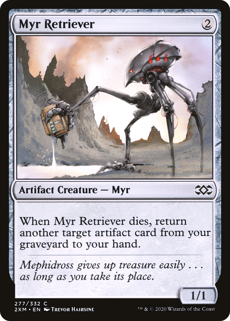 Myr Retriever (2XM-277) - Double Masters Foil - Premium MTG Single from Wizards of the Coast - Just $0.47! Shop now at Game Crave Tournament Store