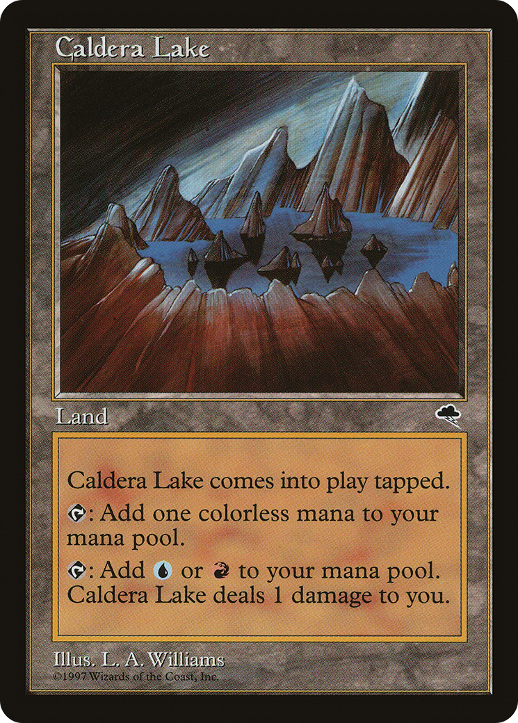 Caldera Lake (TMP-316) - Tempest - Premium MTG Single from Wizards of the Coast - Just $0.46! Shop now at Game Crave Tournament Store