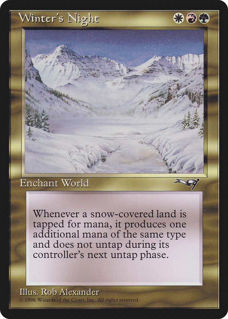 Winter's Night (ALL-114) - Alliances - Premium MTG Single from Wizards of the Coast - Just $0.71! Shop now at Game Crave Tournament Store