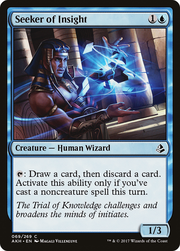 Seeker of Insight (AKH-069) - Amonkhet - Premium MTG Single from Wizards of the Coast - Just $0.08! Shop now at Game Crave Tournament Store