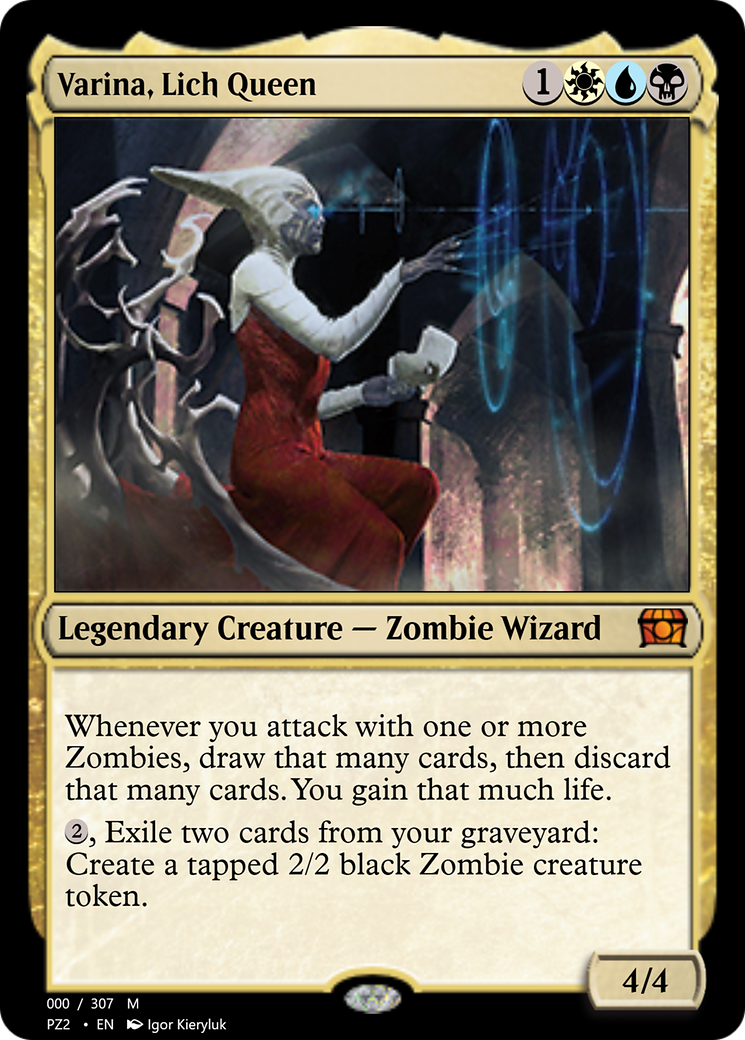 Varina, Lich Queen (PZ2-70741) - Treasure Chest - Premium MTG Single from Wizards of the Coast - Just $0! Shop now at Game Crave Tournament Store