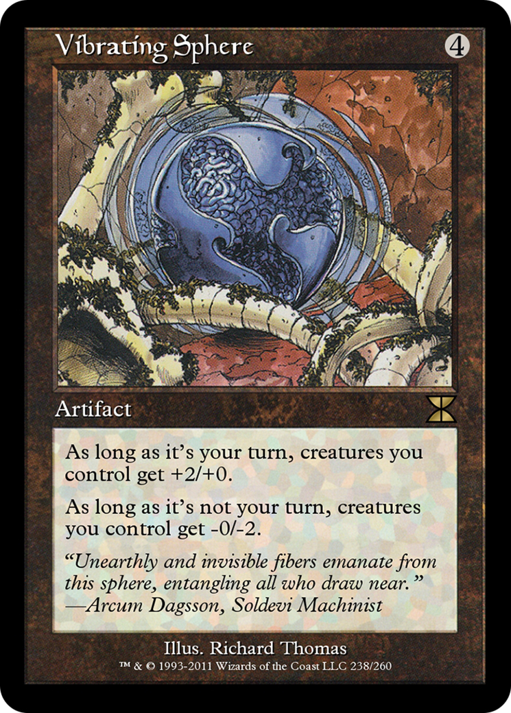 Vibrating Sphere (ME4-238) - Masters Edition IV Foil - Premium MTG Single from Wizards of the Coast - Just $0! Shop now at Game Crave Tournament Store