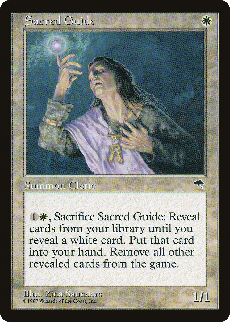 Sacred Guide (TMP-038) - Tempest - Premium MTG Single from Wizards of the Coast - Just $0.42! Shop now at Game Crave Tournament Store