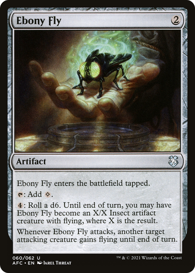 Ebony Fly (AFC-060) - Forgotten Realms Commander - Premium MTG Single from Wizards of the Coast - Just $2.76! Shop now at Game Crave Tournament Store